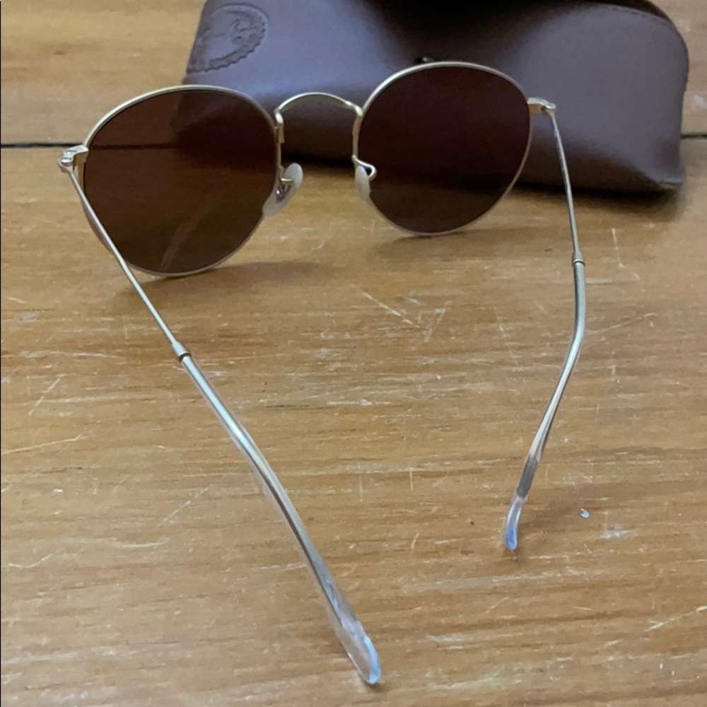 Pink round frame Raybans - Picture 4 of 5